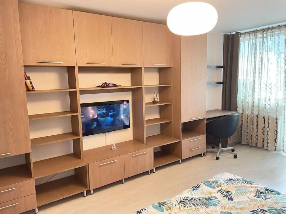 Ferienwohnung Studio Carol - Rond Baba Novac Bukarest Exterior foto